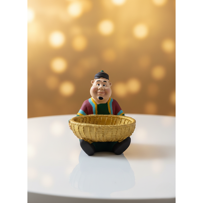 Ramadan Bomboo Treat Plate, 1 Pcs, Multi-Colors - KM-EG55-550