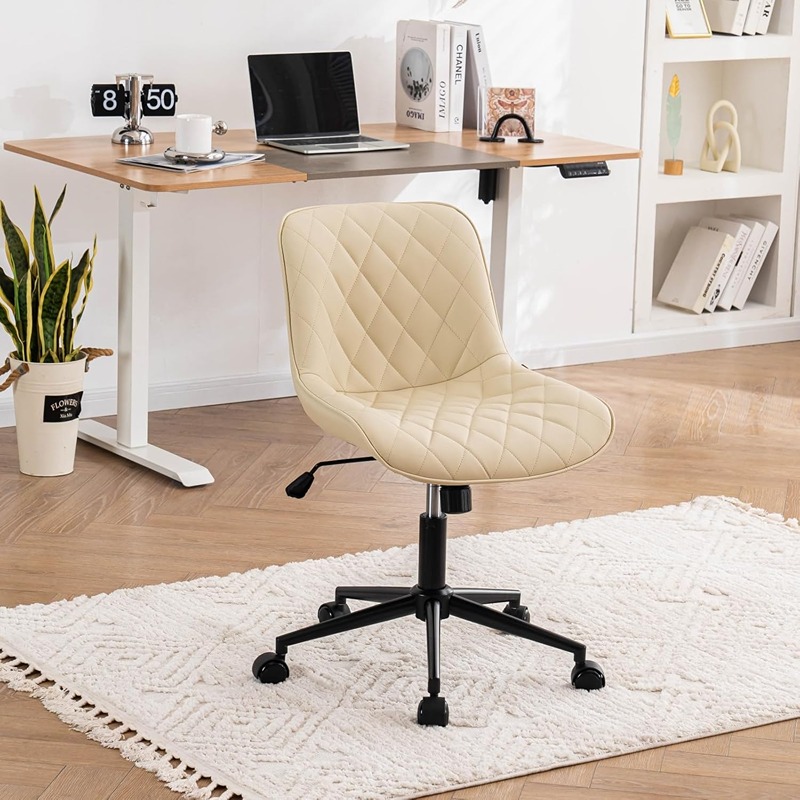 Desk Chair, 49 cm, Off White - KM-EG146-281