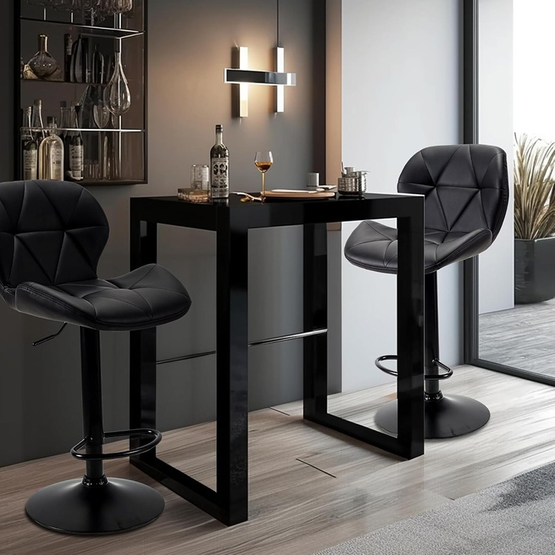 Bar Chair, 48 cm, Black - KM-EG146-284