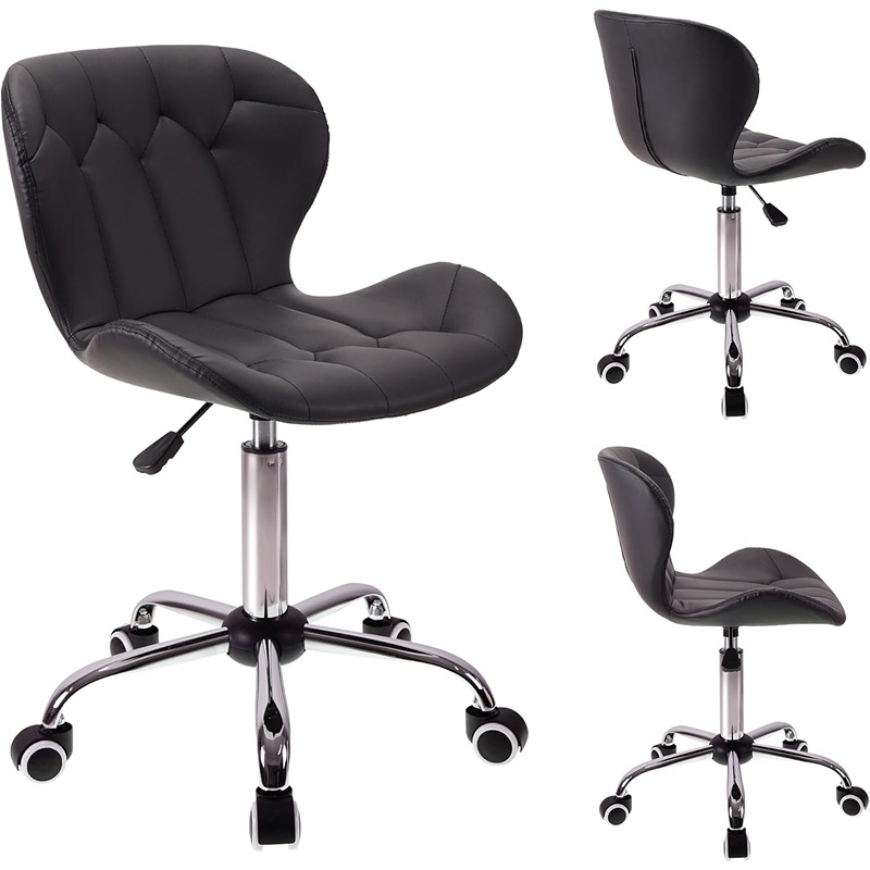Desk Chair, 47 cm, Black - KM-EG146-286