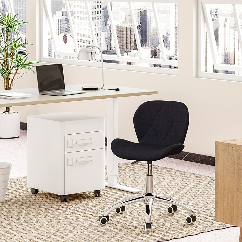 Desk Chair, 56 cm, Black - KM-EG146-289