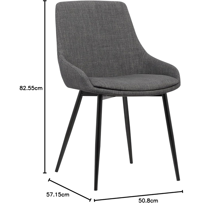 Dining Chair, 51 cm, Grey - KM-EG146-310