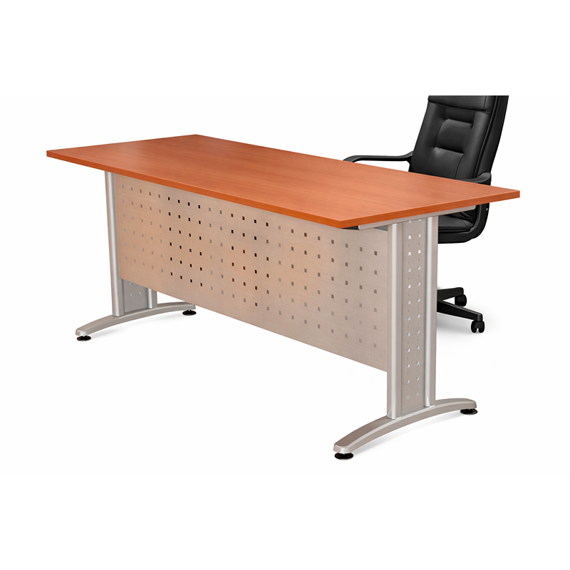 Desk, Multiple Sizes, Wood/Silver - KM-EG167-126