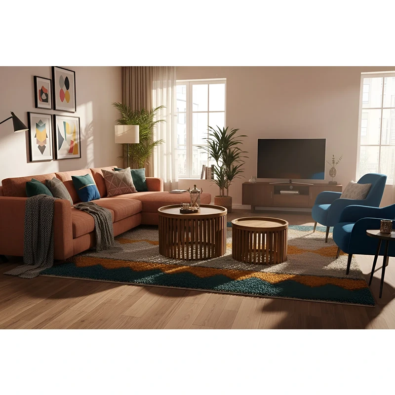 Coffee Table , Multiple Sizes, Brown - KM-EG185-13