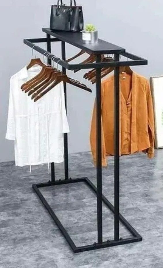 شماعة ملابس، 80 سم، أسود - KM-EG8-139