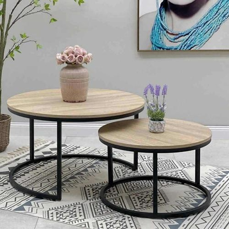 Coffee Tables Set, 2 Pcs, Multiple Colors - KM-EG8-209