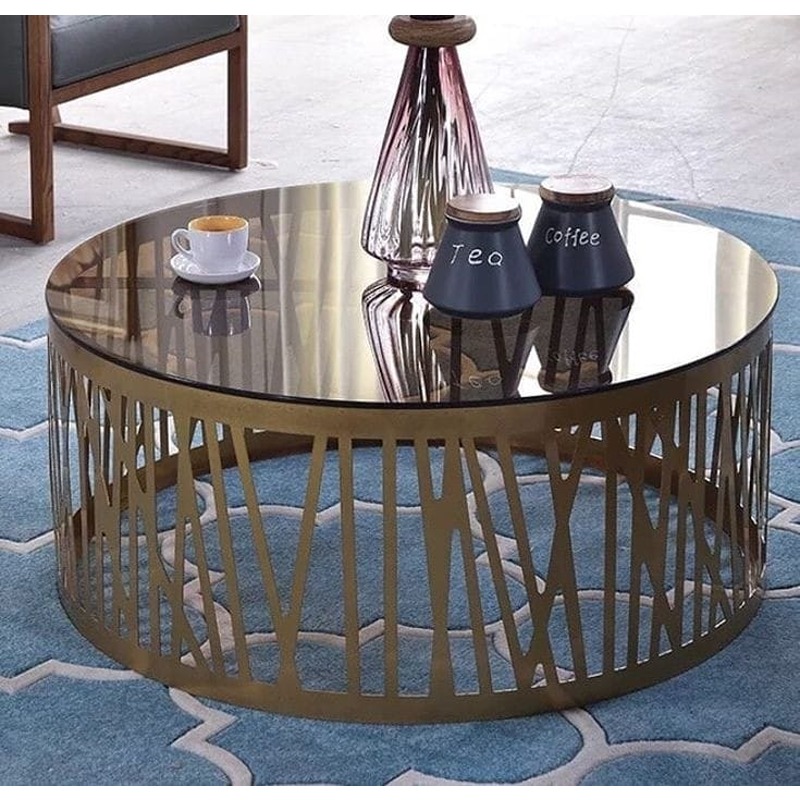 Coffee Table, 75 cm, Gold - KM-EG8-216