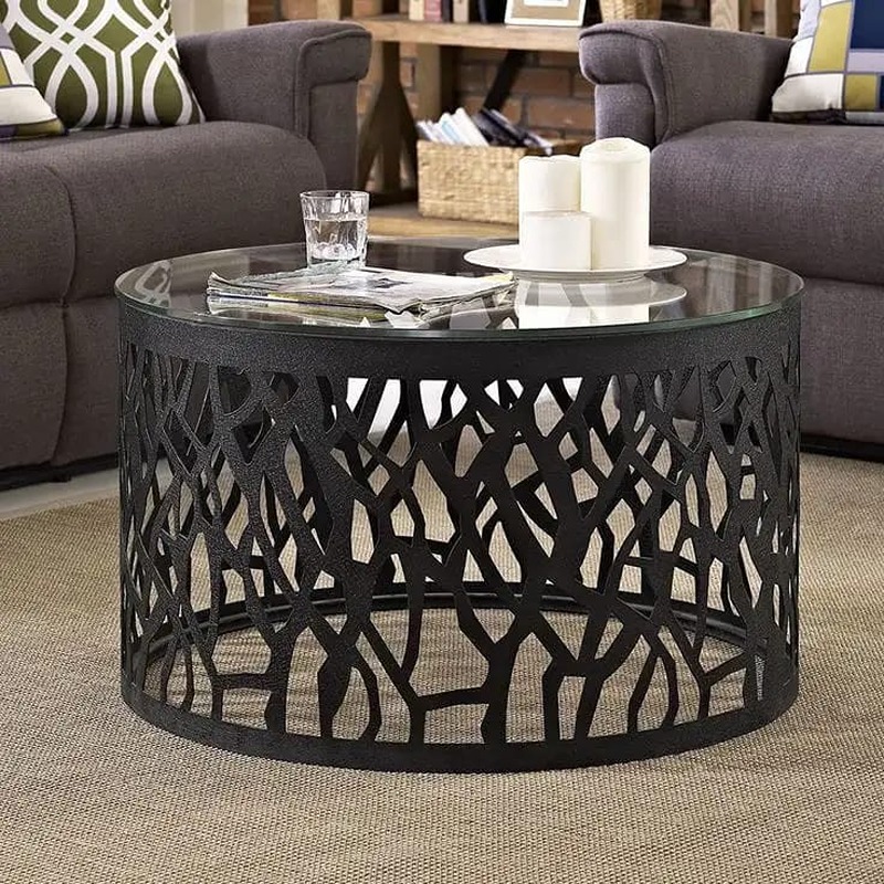 Coffee Table, 75 cm, Black - KM-EG8-217