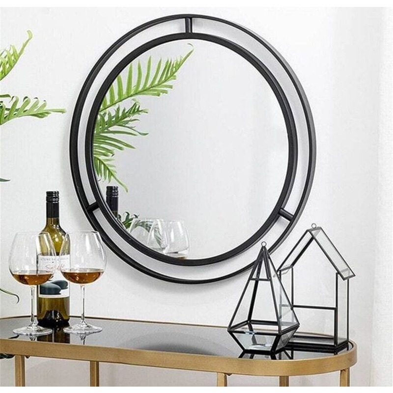 مراية حائط، 80 سم، أسود - KM-EG8-185