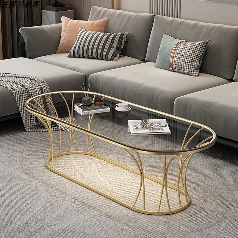 Coffee Table, 110 cm, Gold - KM-EG8-193
