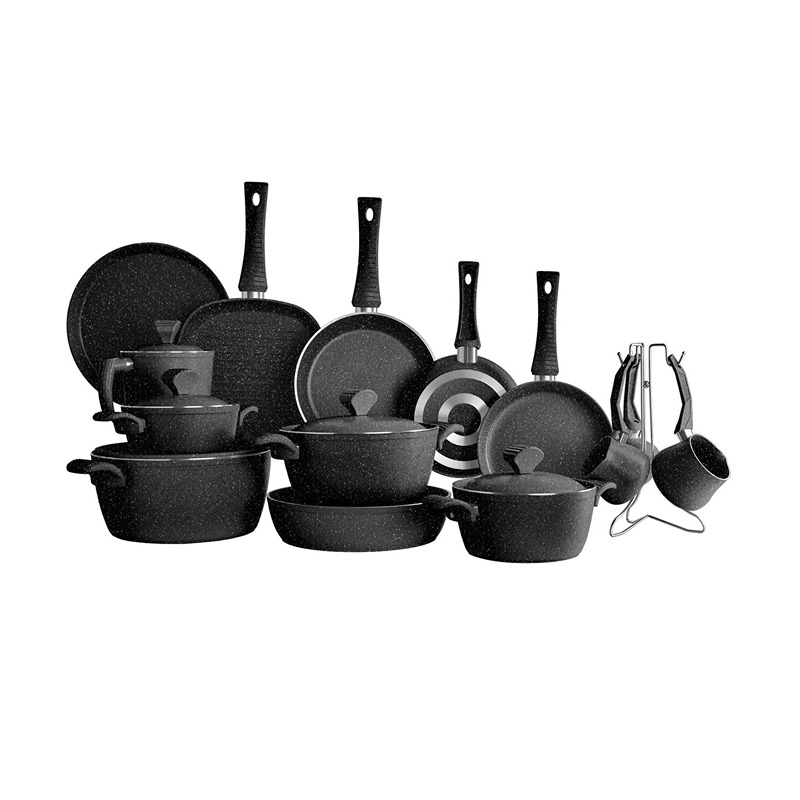 طقم طبخ ڤيچن روكس مشكل، 25 قطعة، متعدد الألوان - KM-EG64-111