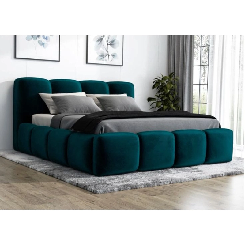 سرير, متعدد المقاسات, أخضر داكن- KM-EG144-21