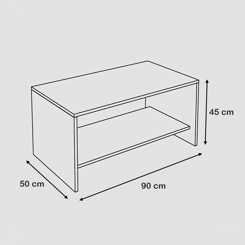 Coffee Table, 50 cm, Multiple Colors - KM-EG38-142