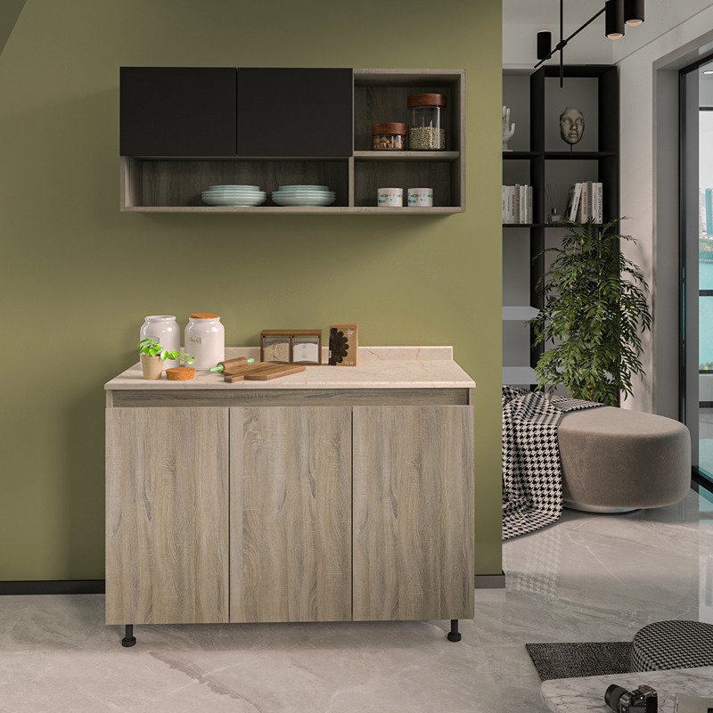 Kitchen Unit Set, 2 Pcs, Multiple Colors - KM-EG38-179