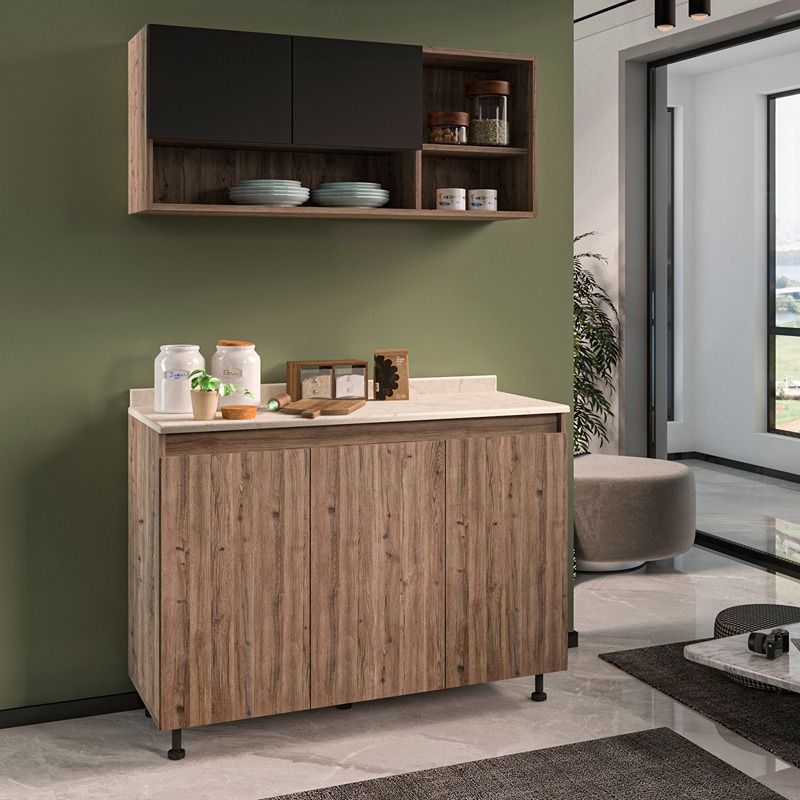 Kitchen Unit Set, 2 Pcs, Multiple Colors - KM-EG38-179