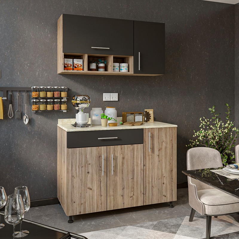 Kitchen Unit Set, 2 Pcs, Multiple Colors - KM-EG38-183