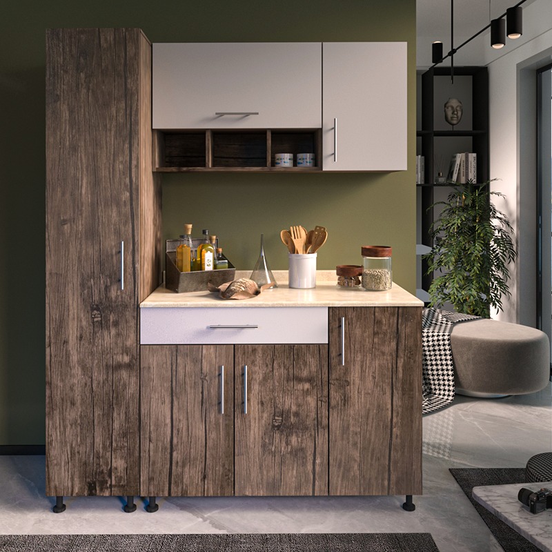 Kitchen Unit Set, 3 Pcs, Multiple Colors - KM-EG38-184