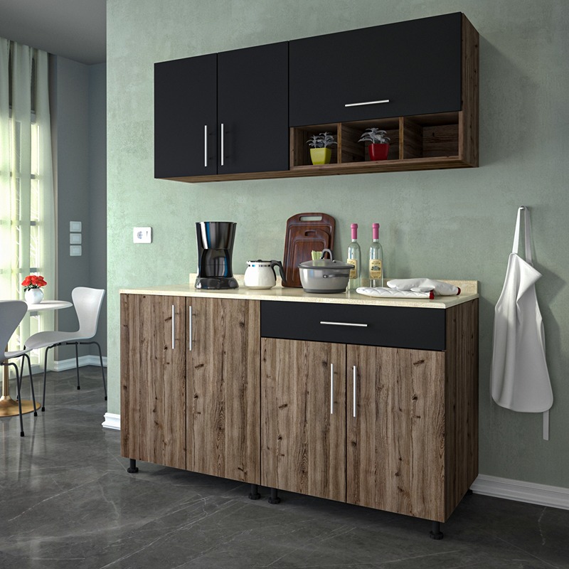 Kitchen Unit Set, 2 Pcs, Multiple Colors - KM-EG38-185