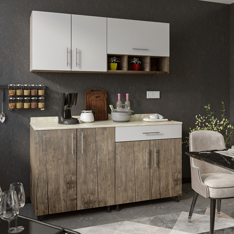 Kitchen Unit Set, 2 Pcs, Multiple Colors - KM-EG38-185