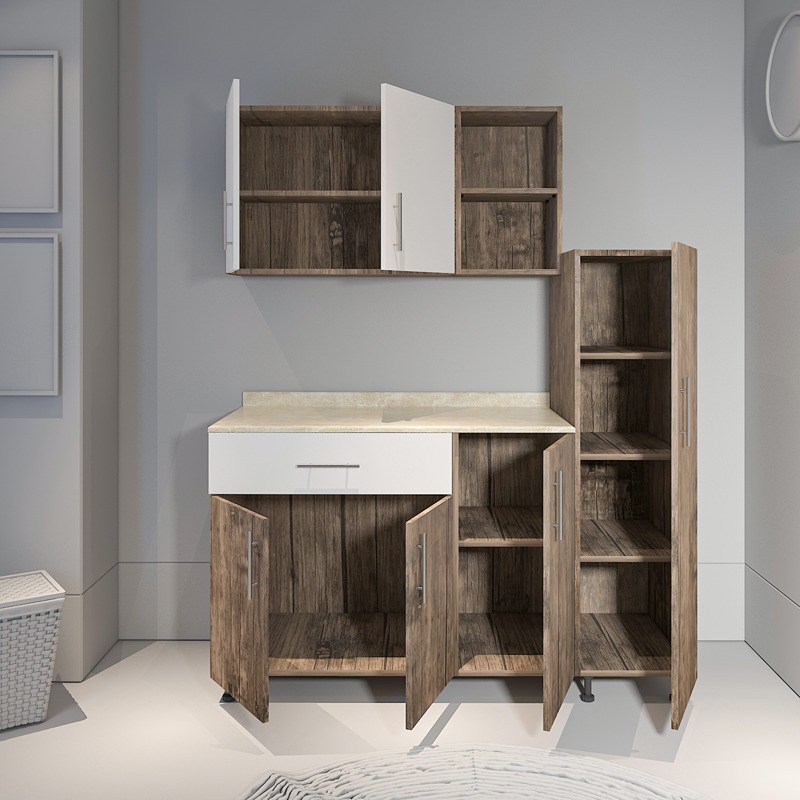 Kitchen Unit Set, 3 Pcs, Multiple Colors - KM-EG38-188