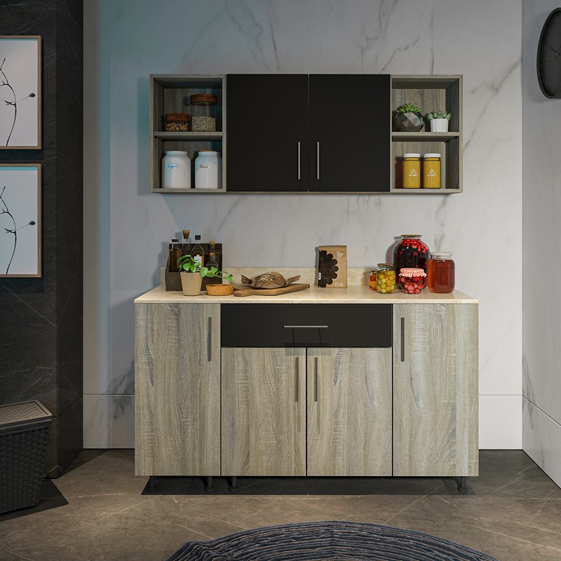 Kitchen Unit Set, 2 Pcs, Multiple Colors - KM-EG38-189