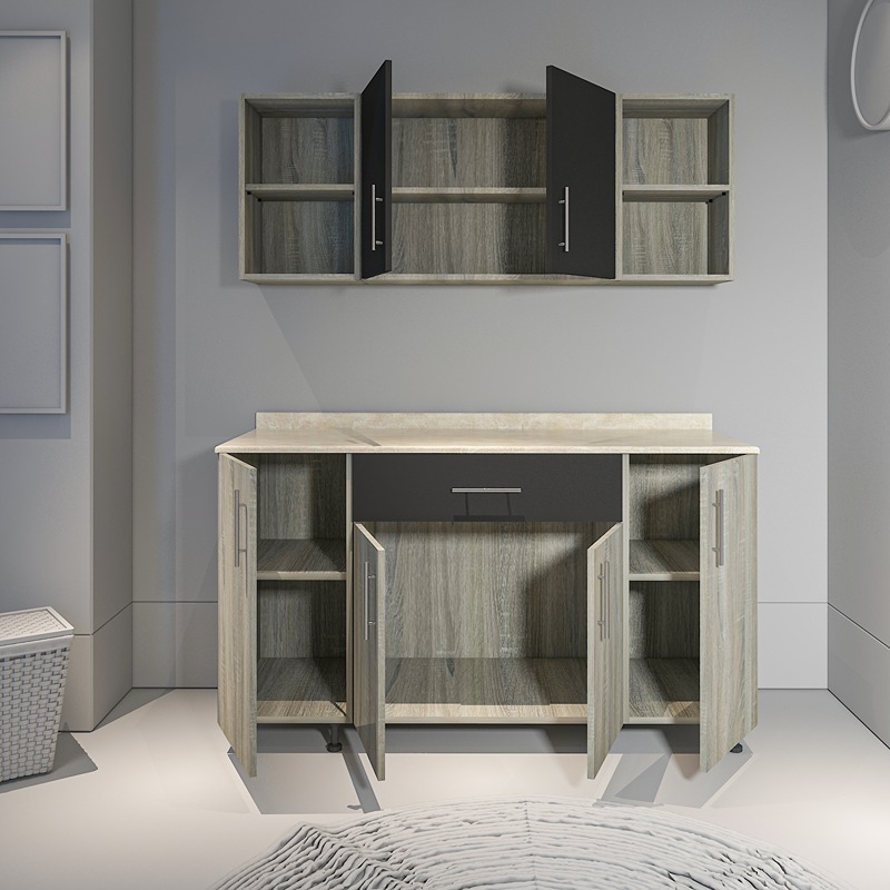Kitchen Unit Set, 2 Pcs, Multiple Colors - KM-EG38-189