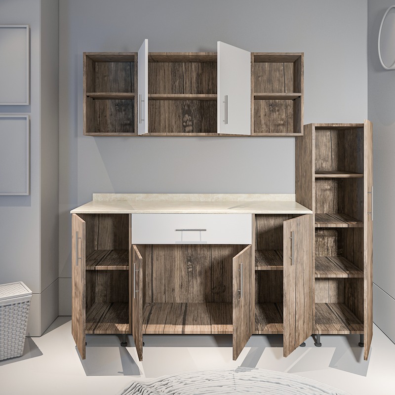 Kitchen Unit Set, 3 Pcs, Multiple Colors - KM-EG38-190