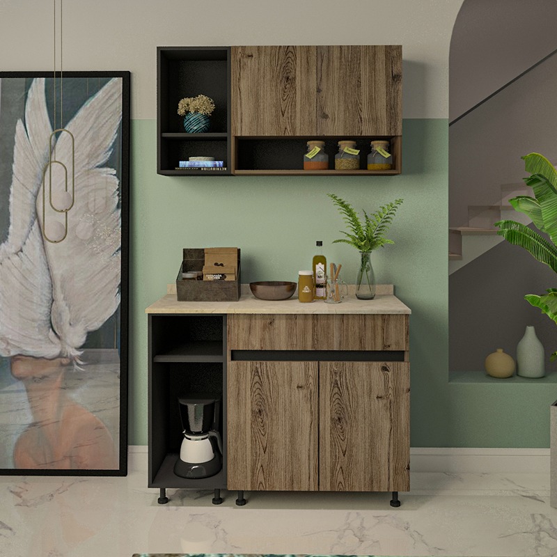 Kitchen Unit Set, 2 Pcs, Multiple Colors - KM-EG38-191