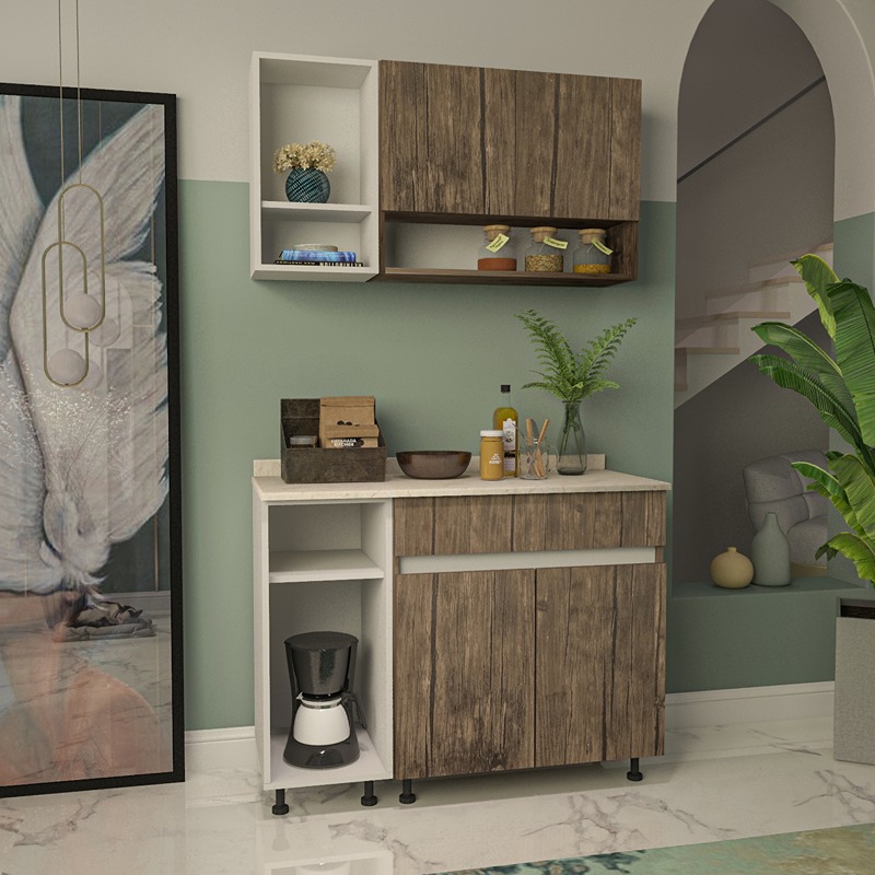 Kitchen Unit Set, 2 Pcs, Multiple Colors - KM-EG38-191