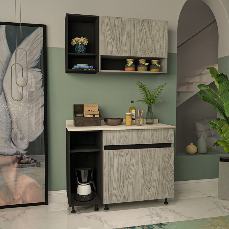 Kitchen Unit Set, 2 Pcs, Multiple Colors - KM-EG38-191