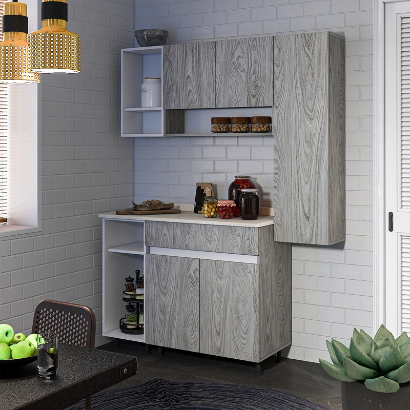 Kitchen Unit Set, 3 Pcs, Multiple Colors - KM-EG38-192
