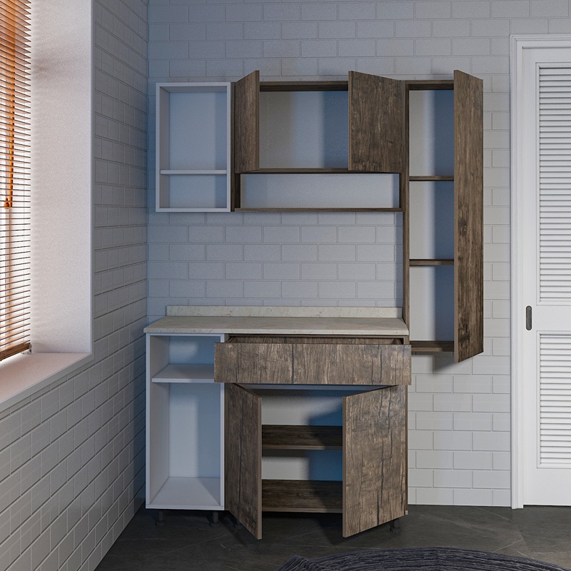 Kitchen Unit Set, 3 Pcs, Multiple Colors - KM-EG38-192