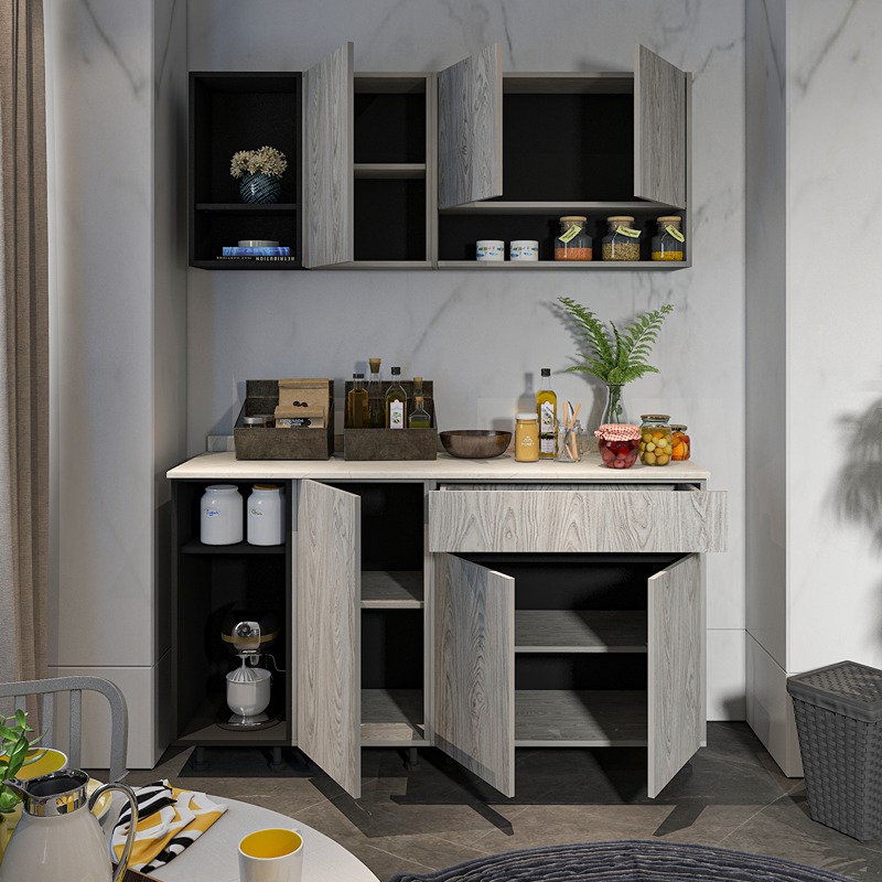 Kitchen Unit Set, 2 Pcs, Multiple Colors - KM-EG38-193