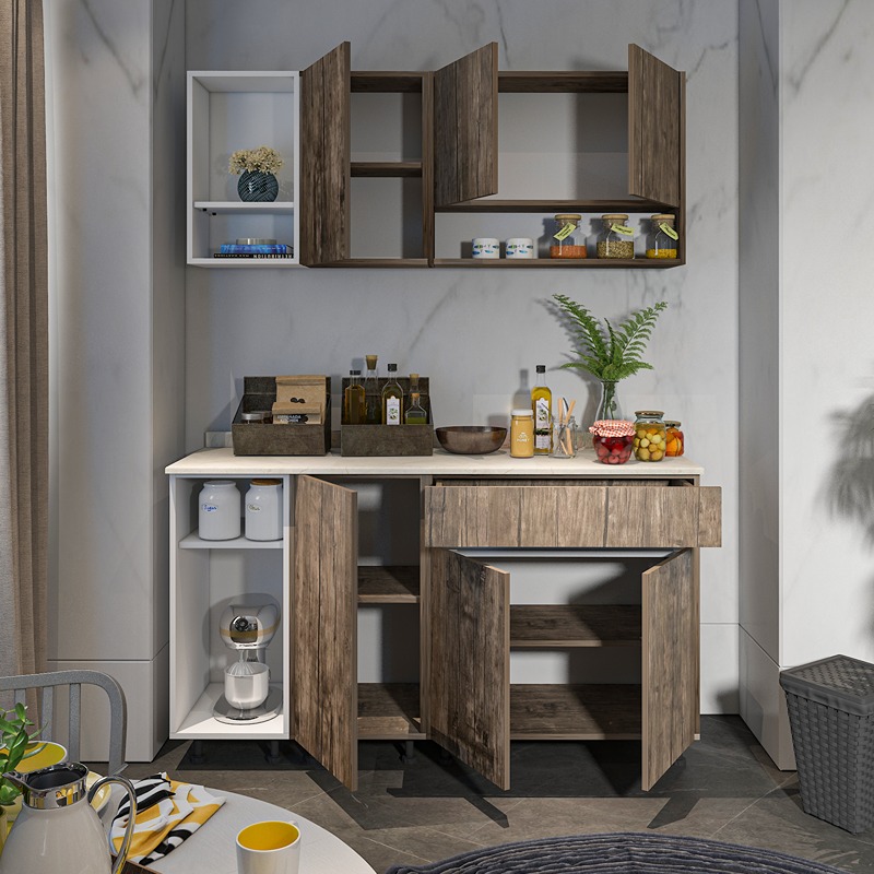 Kitchen Unit Set, 2 Pcs, Multiple Colors - KM-EG38-193