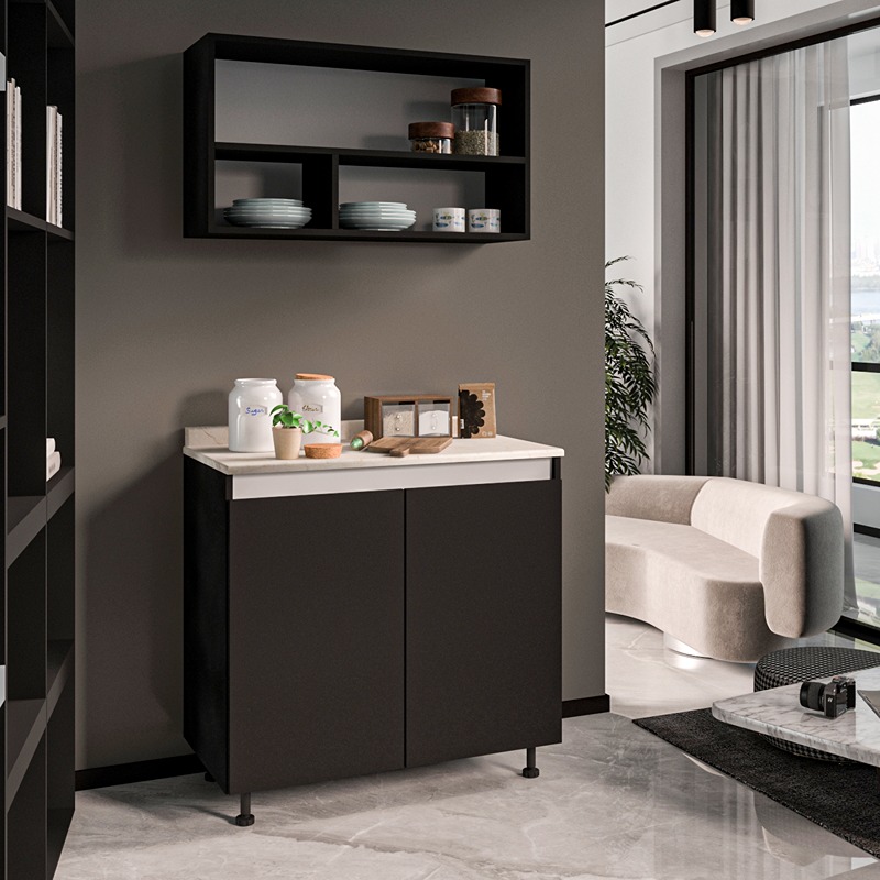 Kitchen Unit Set, 2 Pcs, Multiple Colors - KM-EG38-195