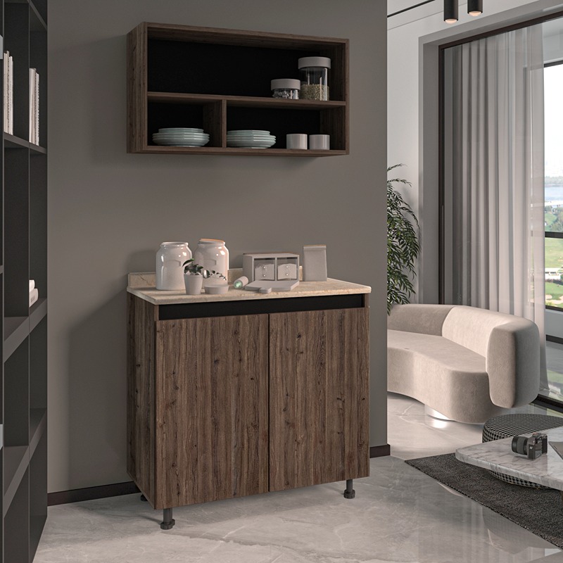 Kitchen Unit Set, 2 Pcs, Multiple Colors - KM-EG38-195