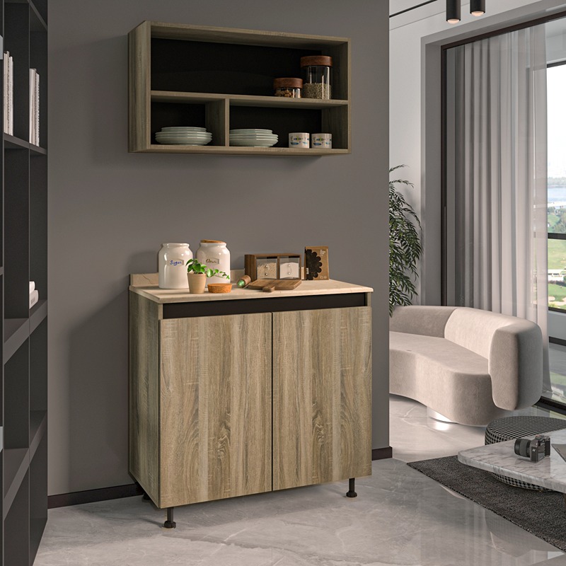 Kitchen Unit Set, 2 Pcs, Multiple Colors - KM-EG38-195
