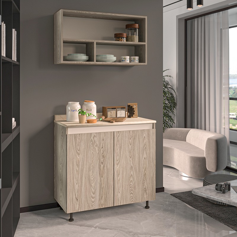 Kitchen Unit Set, 2 Pcs, Multiple Colors - KM-EG38-195