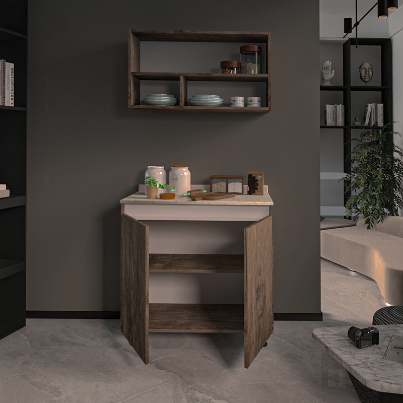 Kitchen Unit Set, 2 Pcs, Multiple Colors - KM-EG38-195