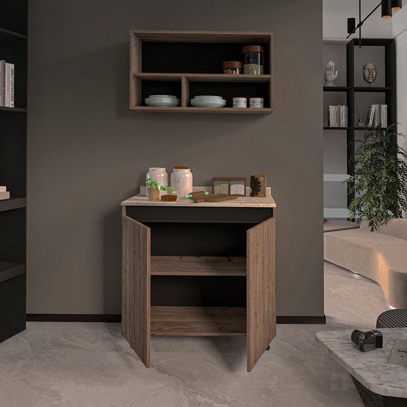 Kitchen Unit Set, 2 Pcs, Multiple Colors - KM-EG38-195