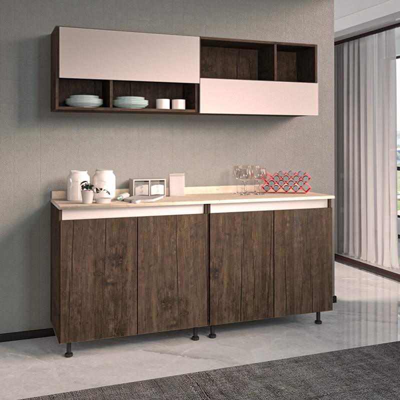 Kitchen Unit Set, 2 Pcs, Multiple Colors - KM-EG38-196