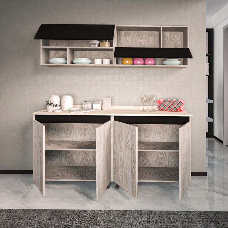 Kitchen Unit Set, 2 Pcs, Multiple Colors - KM-EG38-196