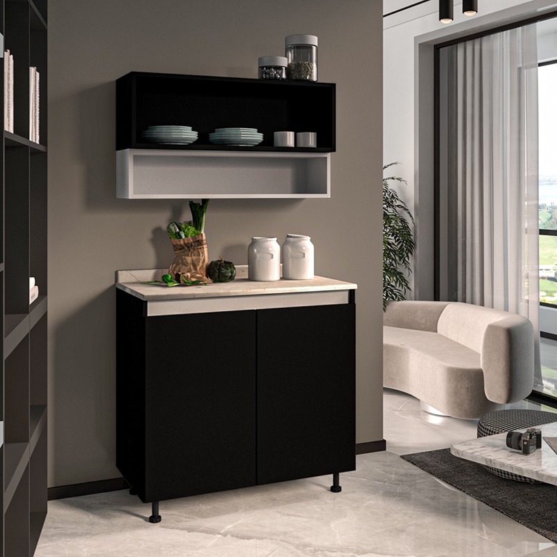 Kitchen Unit Set, 2 Pcs, Multiple Colors - KM-EG38-197