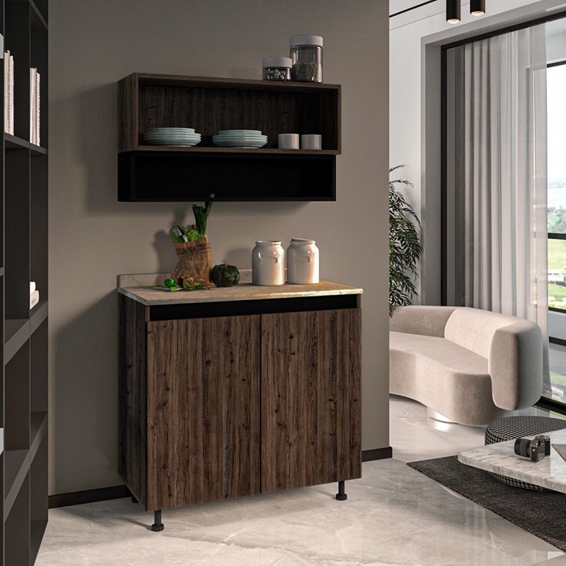 Kitchen Unit Set, 2 Pcs, Multiple Colors - KM-EG38-197