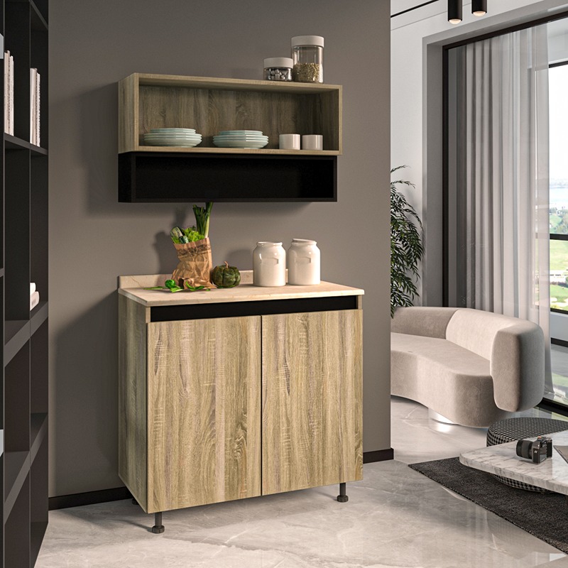 Kitchen Unit Set, 2 Pcs, Multiple Colors - KM-EG38-197