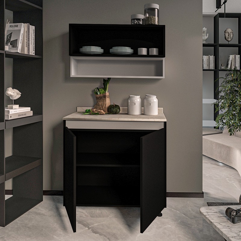 Kitchen Unit Set, 2 Pcs, Multiple Colors - KM-EG38-197
