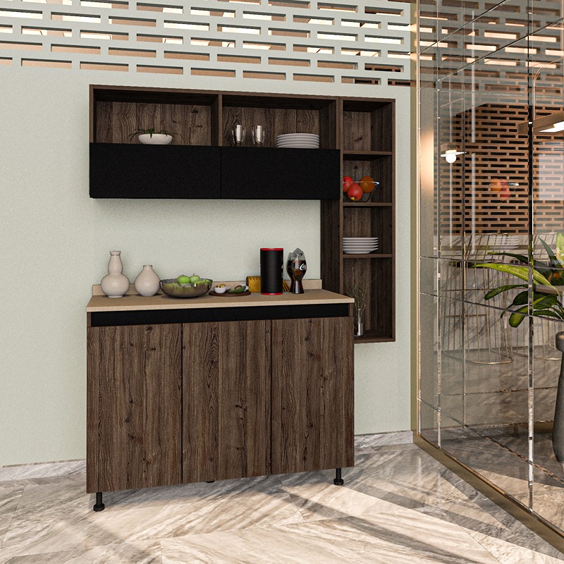 Kitchen Unit Set, 3 Pcs, Multiple Colors - KM-EG38-199