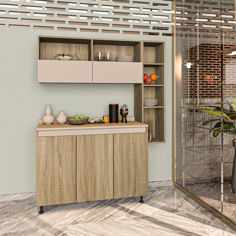 Kitchen Unit Set, 3 Pcs, Multiple Colors - KM-EG38-199