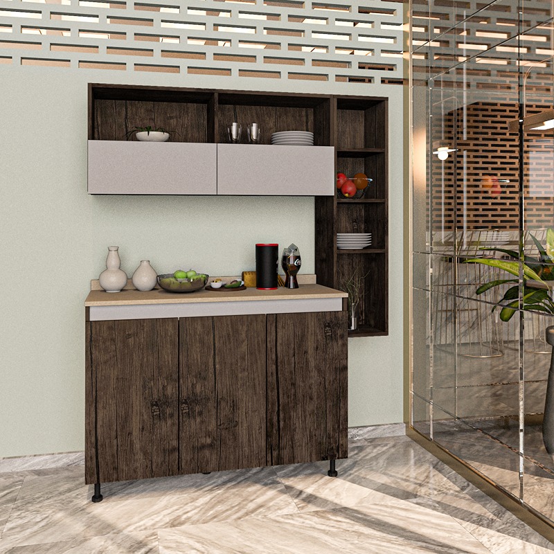 Kitchen Unit Set, 3 Pcs, Multiple Colors - KM-EG38-199