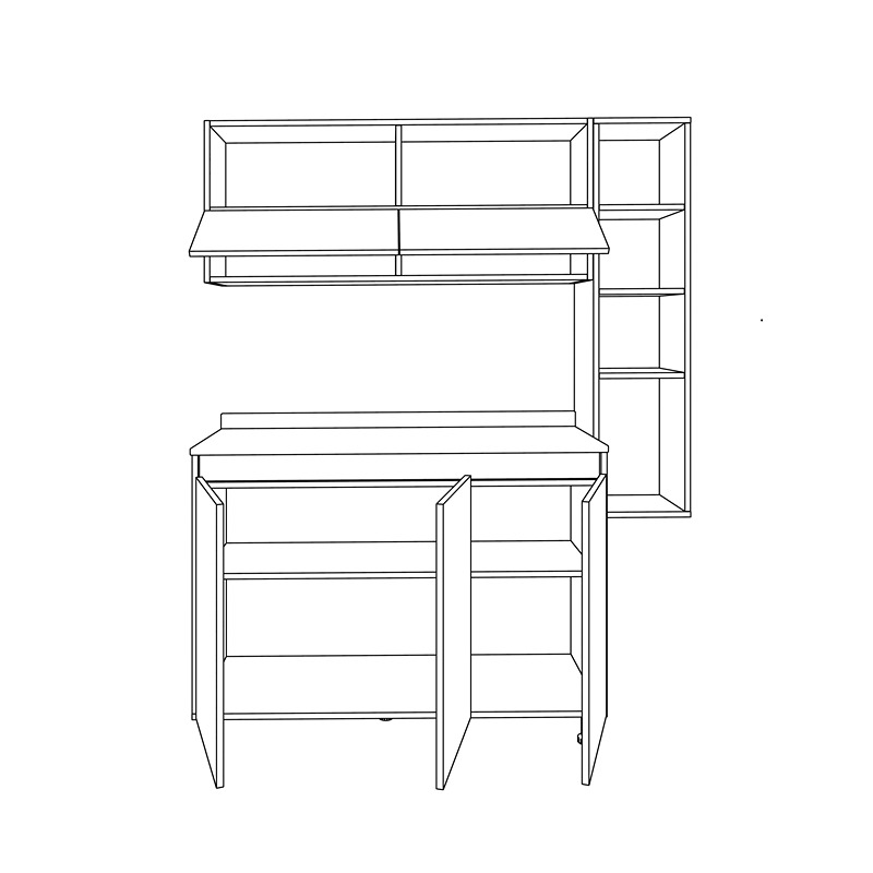 Kitchen Unit Set, 3 Pcs, Multiple Colors - KM-EG38-199